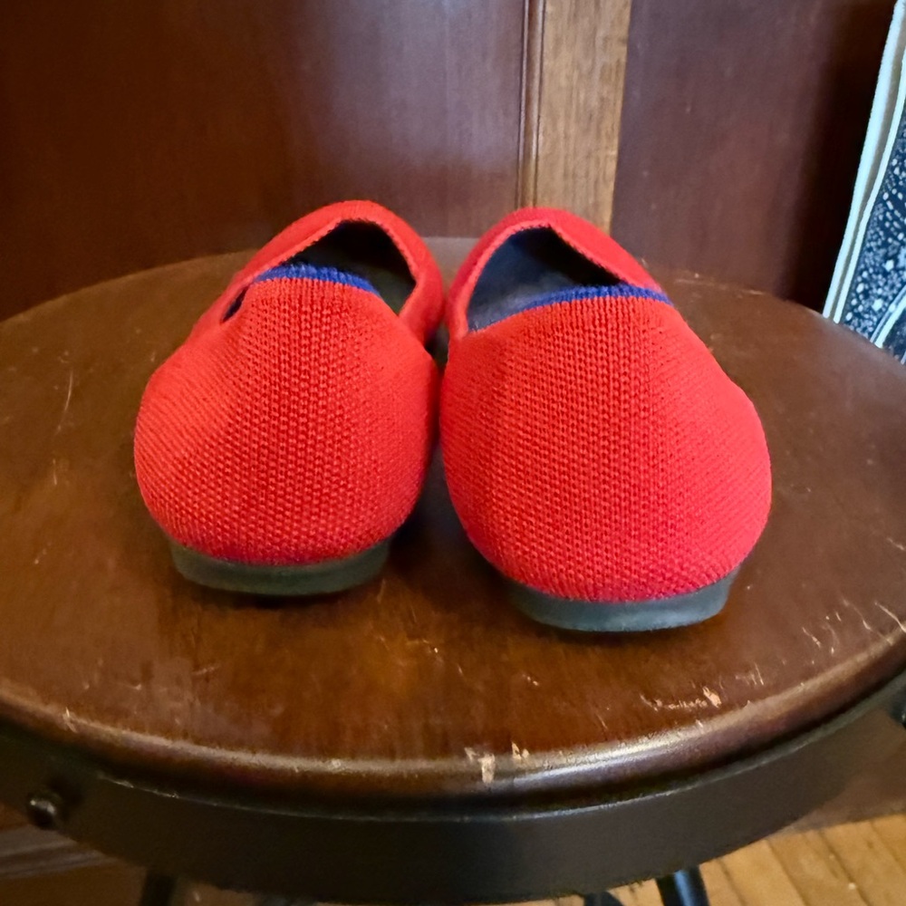 Rothy's Vibrant Red and Blue Flats - Picture 6 of 7
